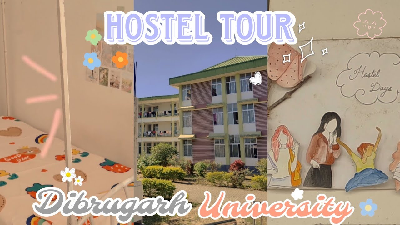 Dibrugarh University hostel tour 🤍☁️ Government university hostel tour #hosteltour #government 