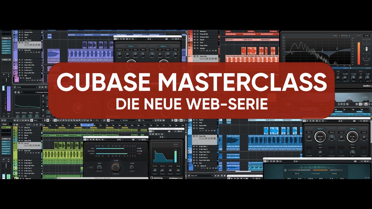 Cubase Masterclass - Vierteilige Tutorial-Reihe