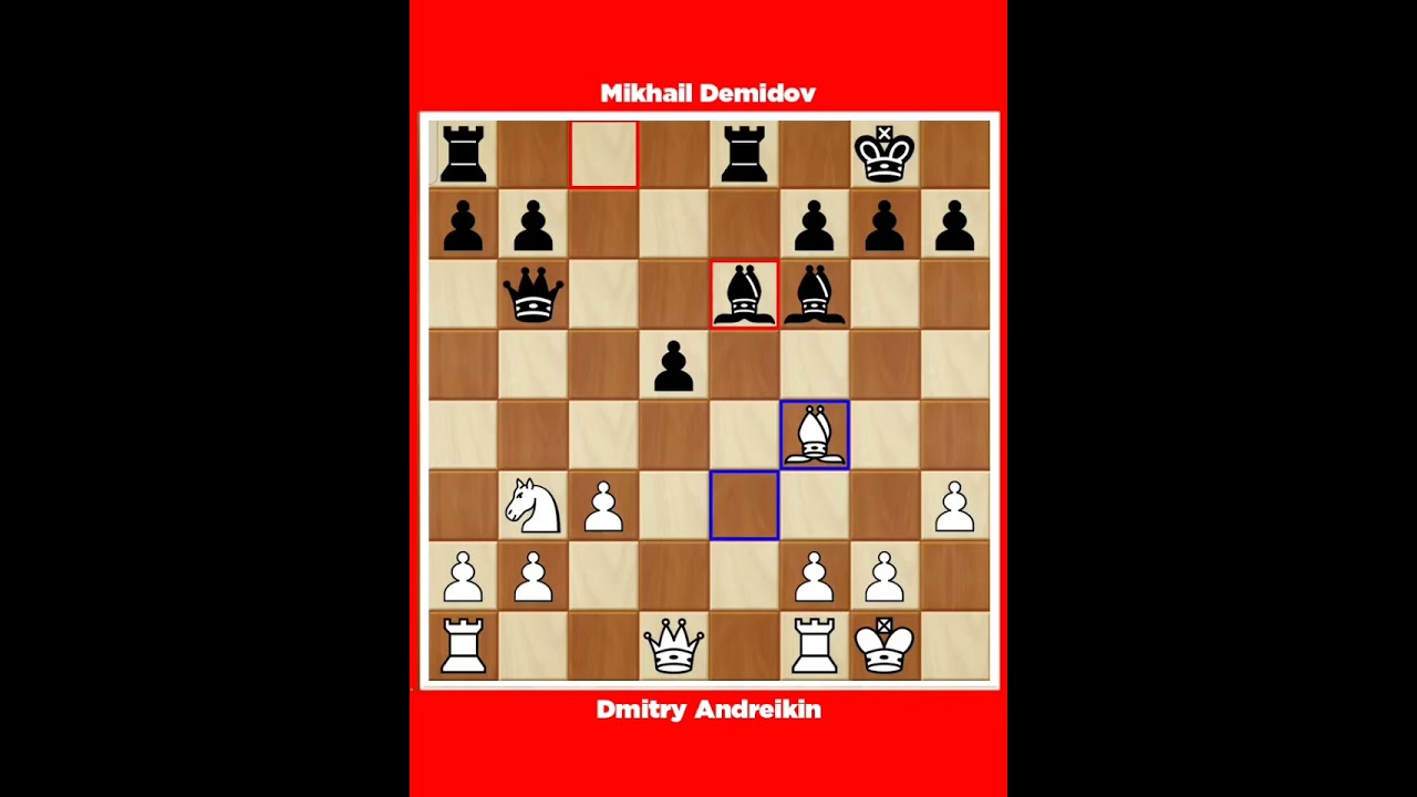 Dmitry Andreikin vs Mikhail Demidov √ 69 Moscow Blitz Moscow Russia, 2015.