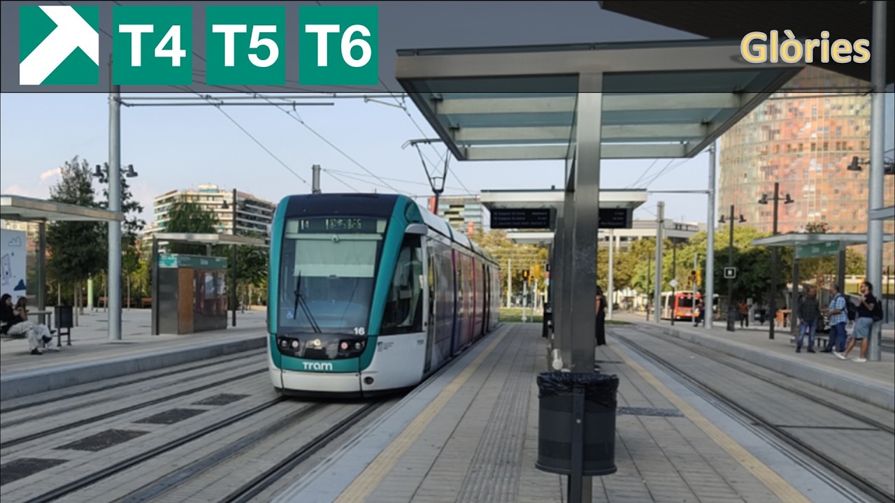 Trambesòs en Glòries: circulaciones y nueva unidad en pruebas