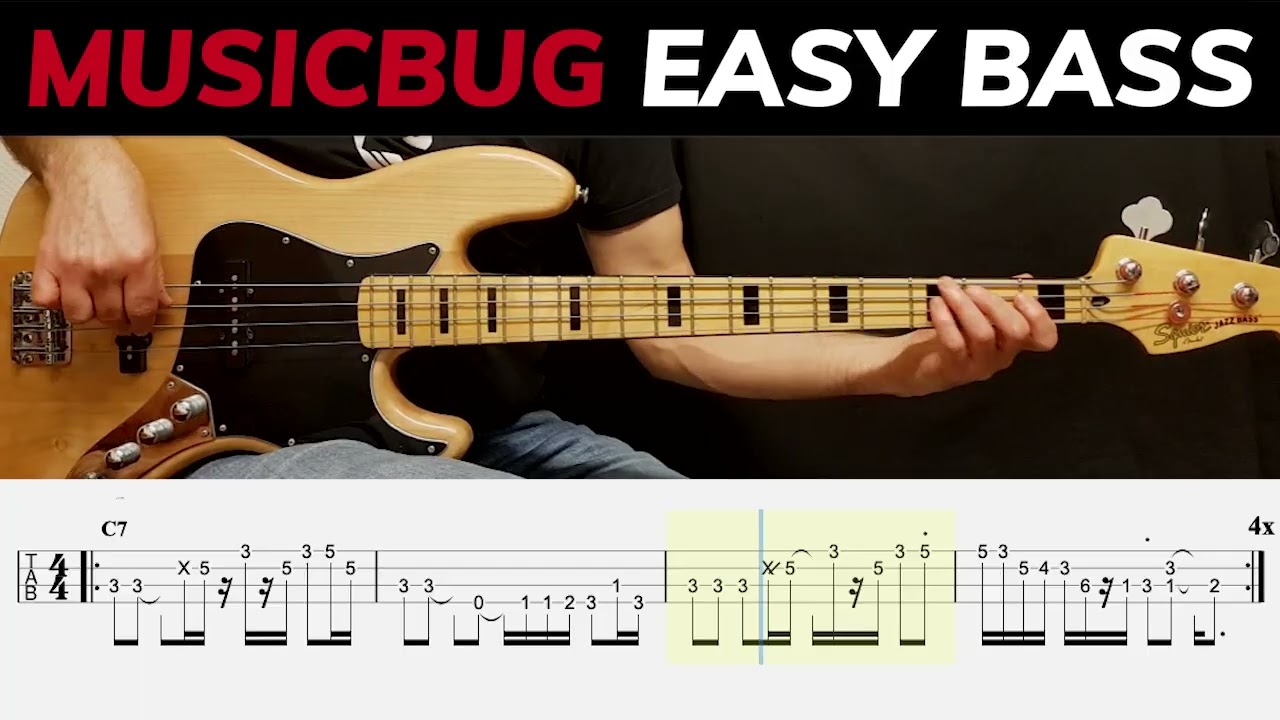 MOTOWN: Carol Kaye Bass Line over C7 Chord