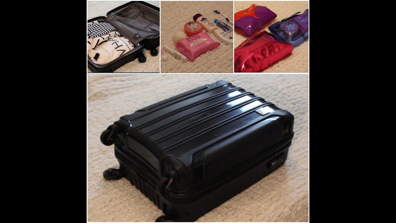 Chuẩn bị gì khi đi du lịch ngắn ngày ? - Travel tips- How I pack my carry-on bag