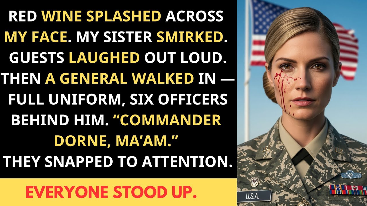 My sister threw wine in my face at my own wedding — Then General said: ‘She’s my Commander.' And...