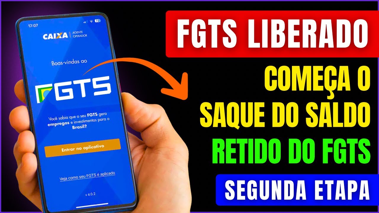 Segunda Etapa do FGTS Retido Começa a Ser Pago em 02/FEV! Veja Se Você Tem Direito e Como Sacar!