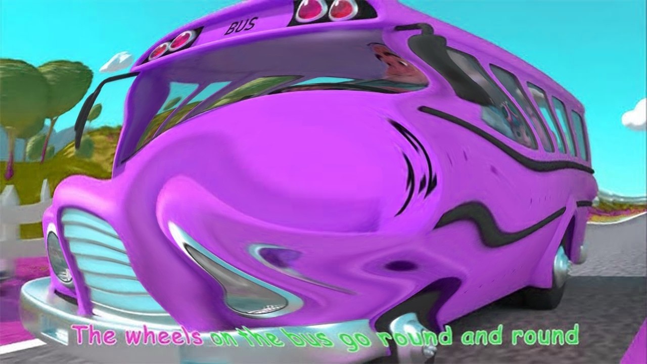 Cocomelon Wheels On The Bus Song 135 Effects | Sponsored By Klasky Csupo 2001