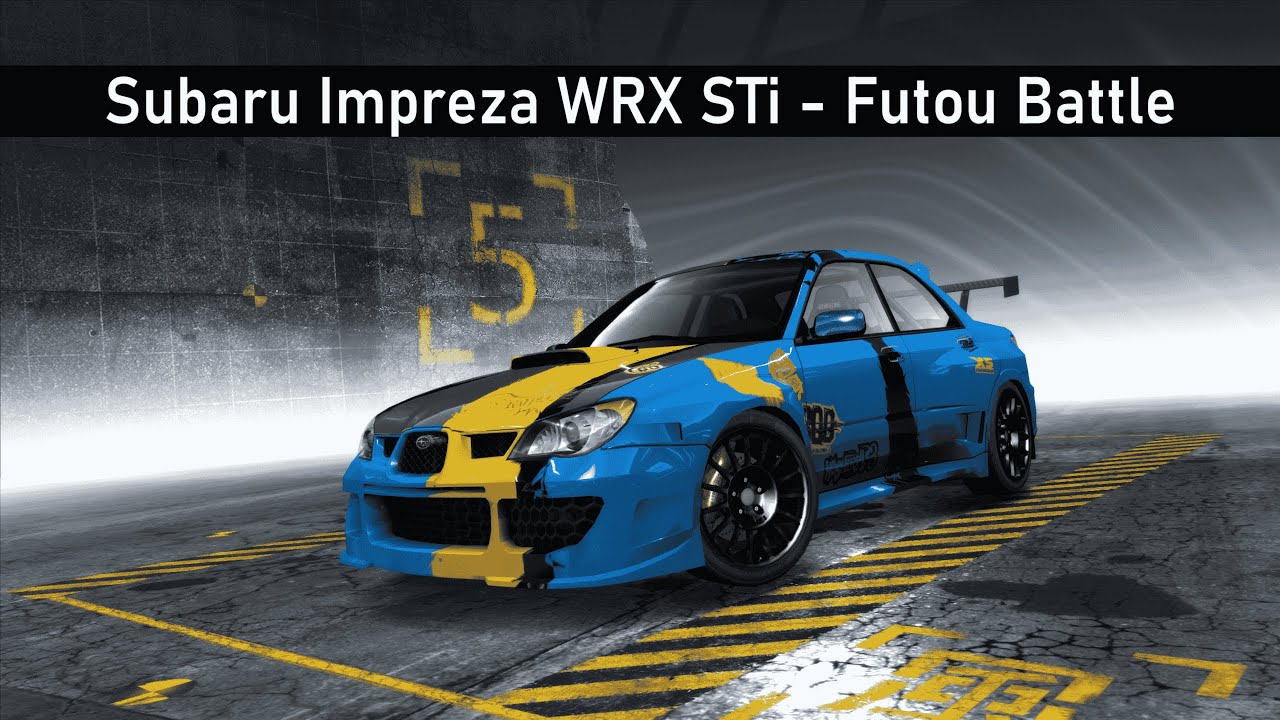 NFS ProStreet | Futou Battle Subaru Impreza WRX STi ( Grip ) Customization / Modifiyesi