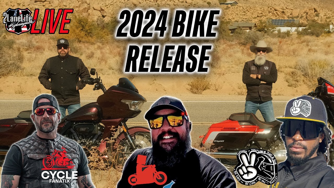 2LaneLIVE | 2024 H-D Bike Release w/ Blockhead Moto, Cycle Fanatix & Just G Kue