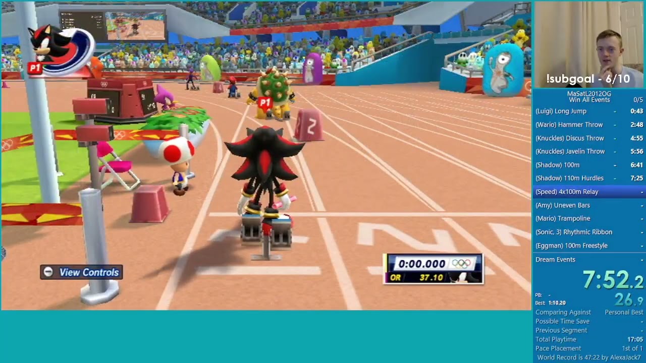 Mario & Sonic London 2012 - Win All Events Speedrun in 1:26:48