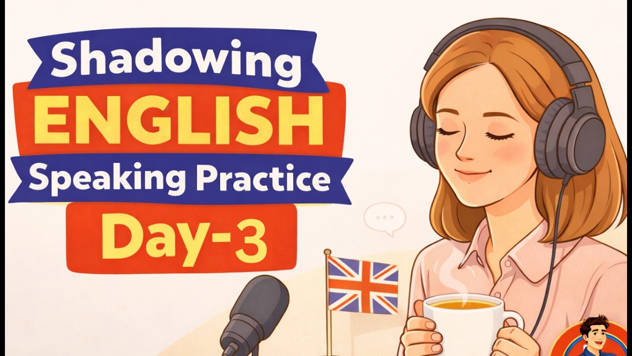 Shadowing Practice – Speak Naturally | 5-Day English Challenge Day 3 | English Speaking Practice