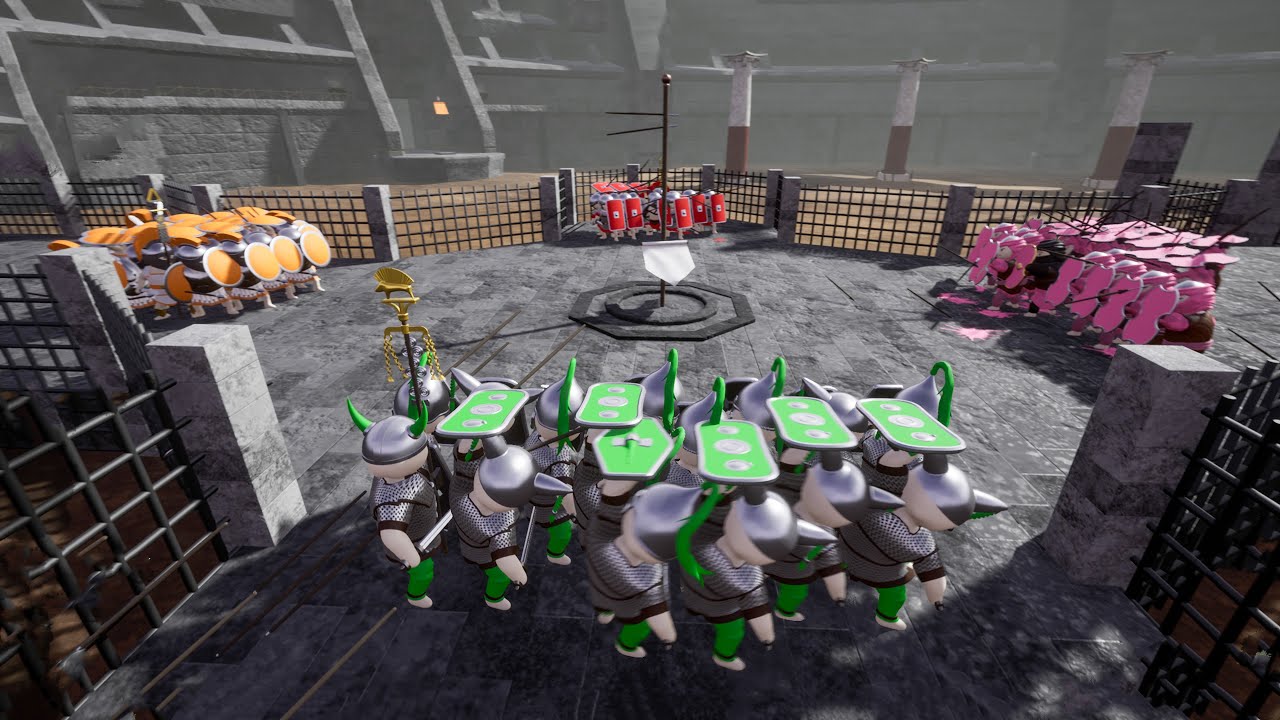Shieldwall - 1v1v1v1 Multiplayer Gameplay