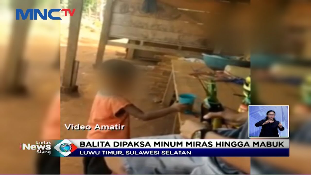 Seorang Balita di Luwu Timur Dipaksa Minum Miras Oleh Sekelompok Pemuda - LIS 24/08