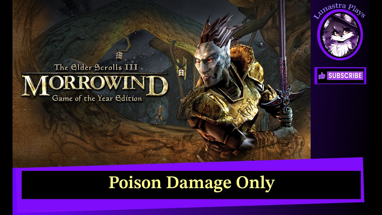 Can You Beat Morrowind With Only Poison Damage? | Challenge Run