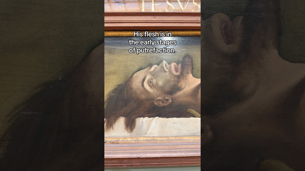 Painting by Hans Holbein in the Kunstmuseum of Basel 