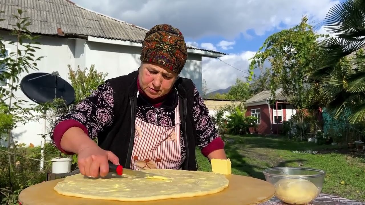 Handmade Village Croissants over Wood Fire | Grandma's Legendary Sweet Recipe | ASMR