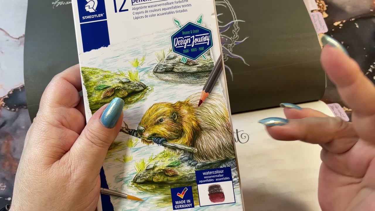 Adult Coloring -  Staedtler Tinted Watercolour Pencils