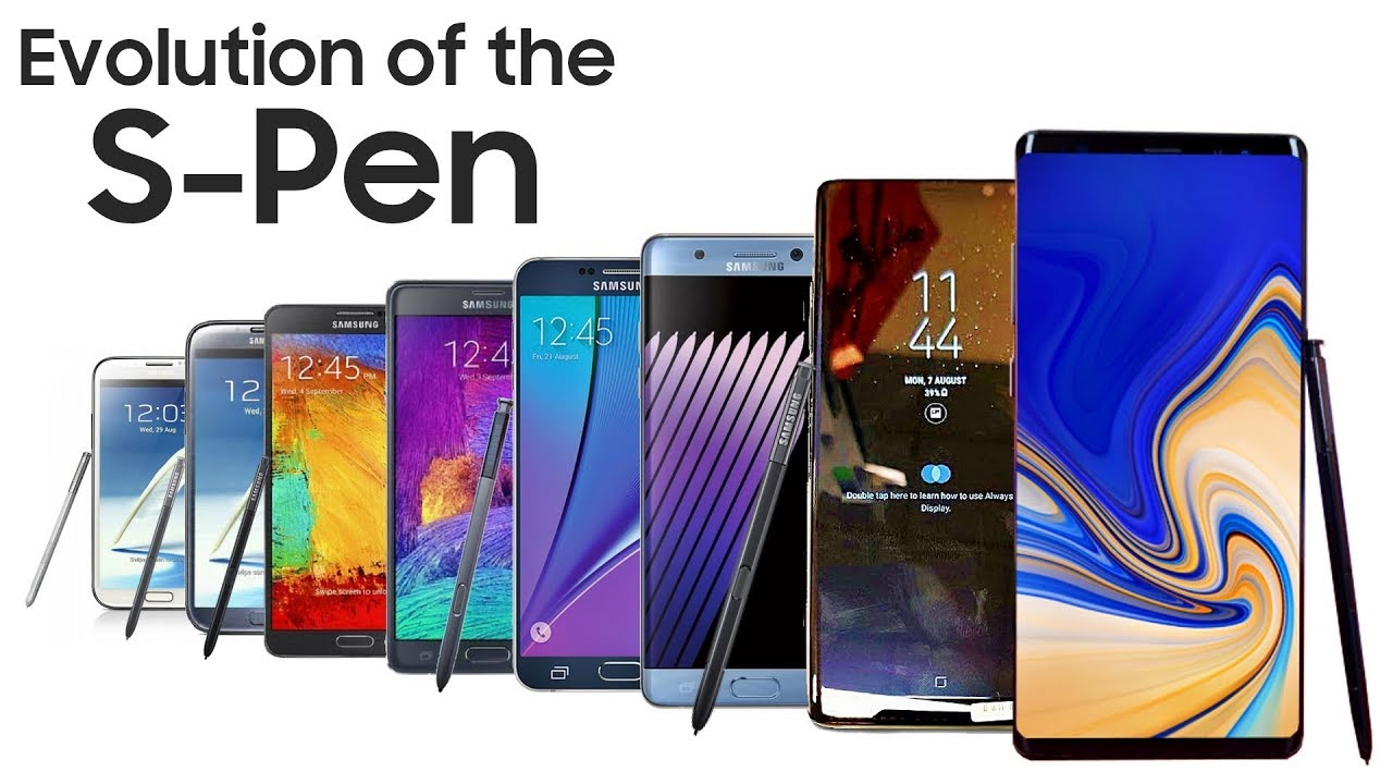 Samsung Galaxy Note - Evolution Of The S-Pen