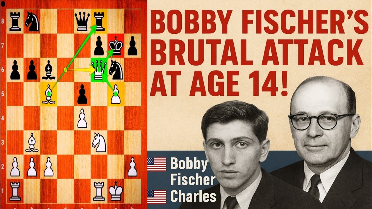 &ldquo;Bobby Fischer&rsquo;s Brutal Attack at Age 14! | Fischer vs Witte (1957) &ndash; A Forgotten Masterpiece&rdquo;
