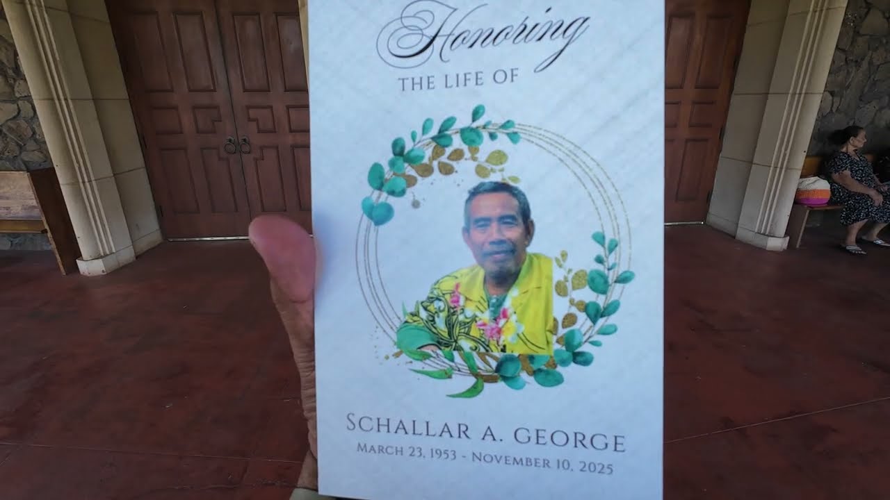 SCHALLAR GEORGE DEC 4th VIEWING SERVICE HONOLULU 2025