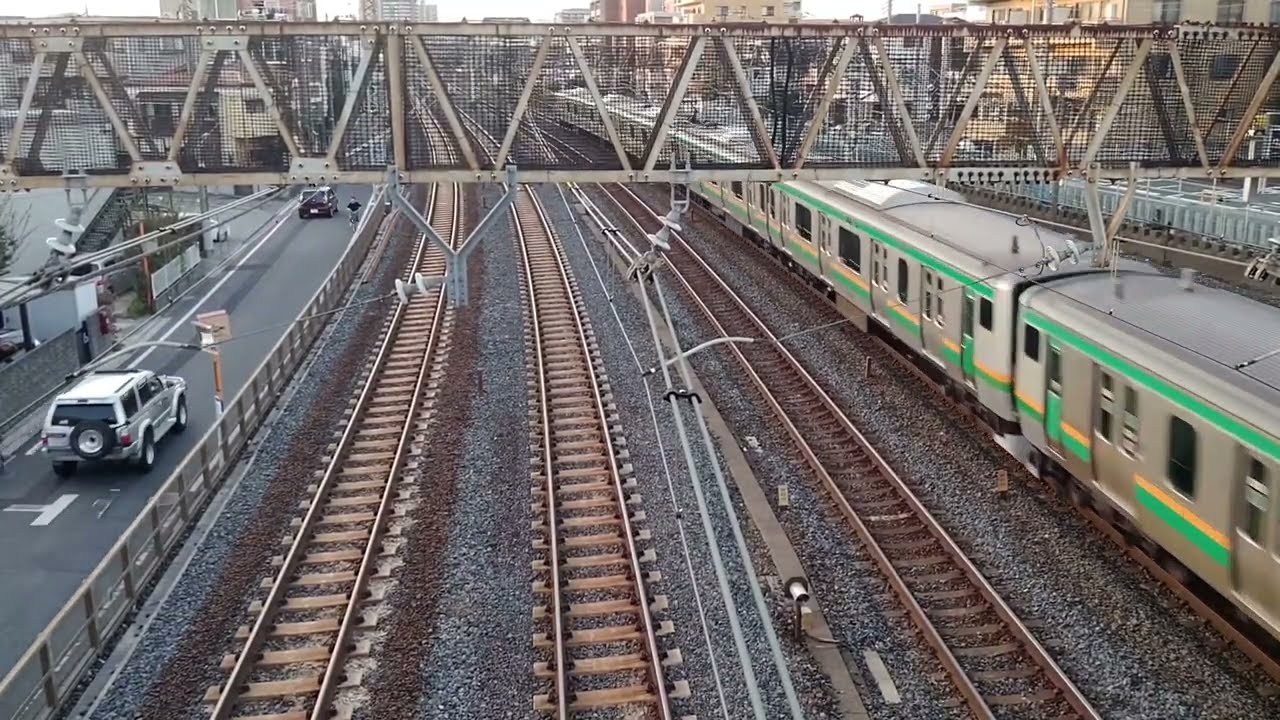 南浦和駅付近にて撮影した列車集(2024年某日夕方)