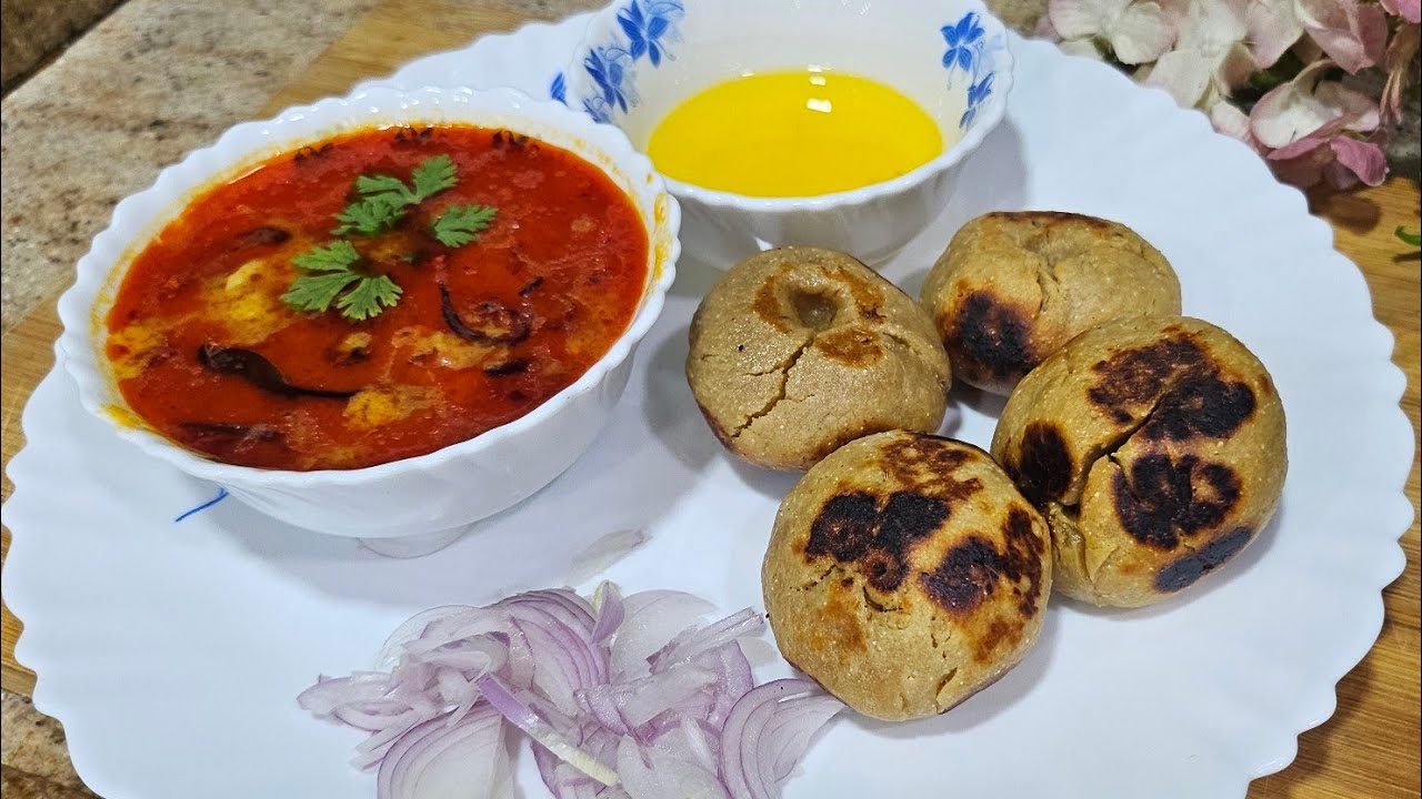 🔥Crispy Baati & Flavorful Dal | Authentic Rajasthani Style 😋
