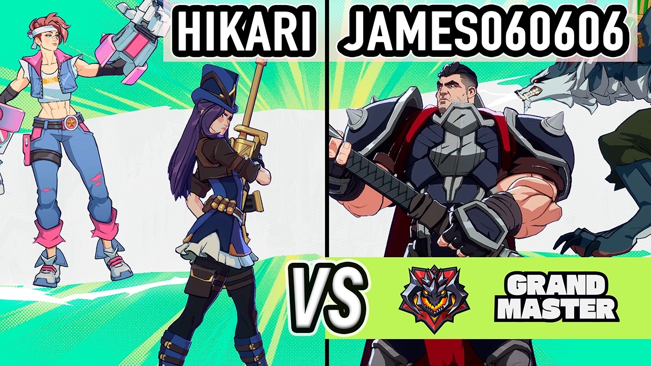 2XKO ▰ Hikari (Caitlyn / Vi) vs James060606 (Darius / Warwick) ▰ High Level Gameplay