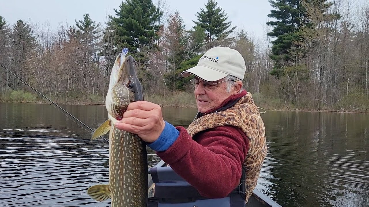 Don Meissner Fishing a St. Lawrence River Inlet for Pike