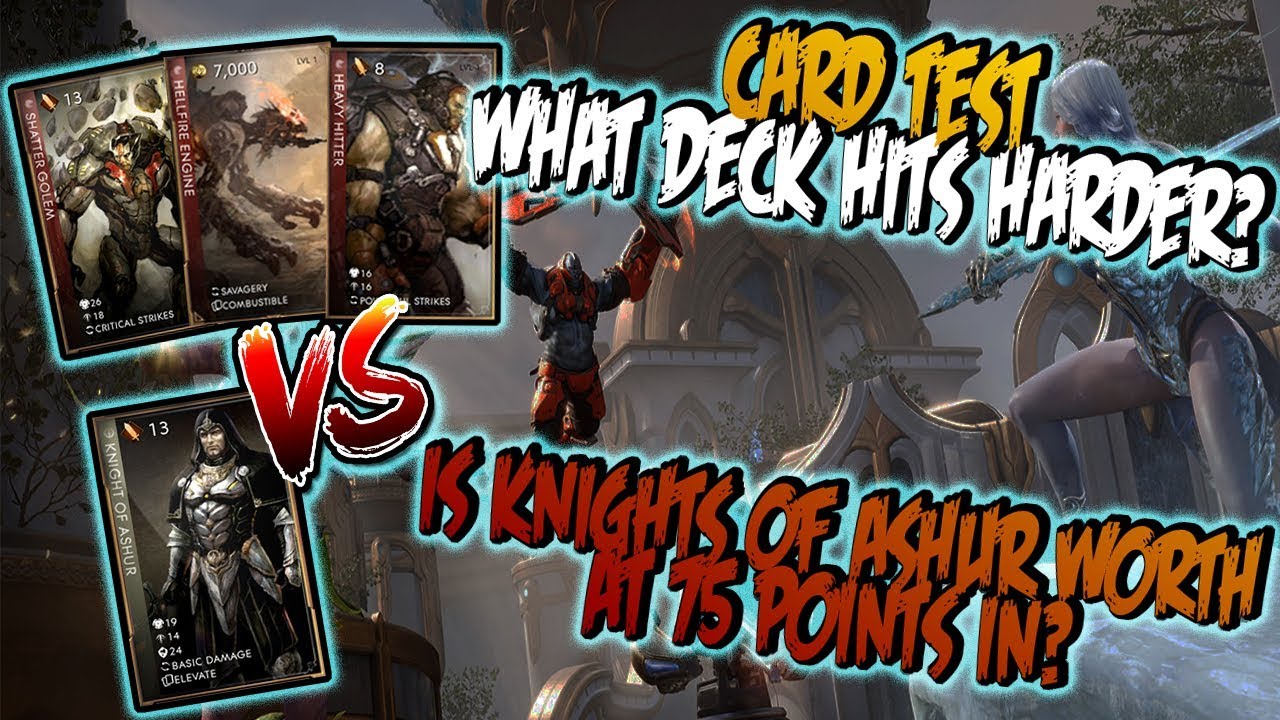 Paragon | Knights Of Ashur Card At 75 Points In (With Proof) | Is It Worth?
