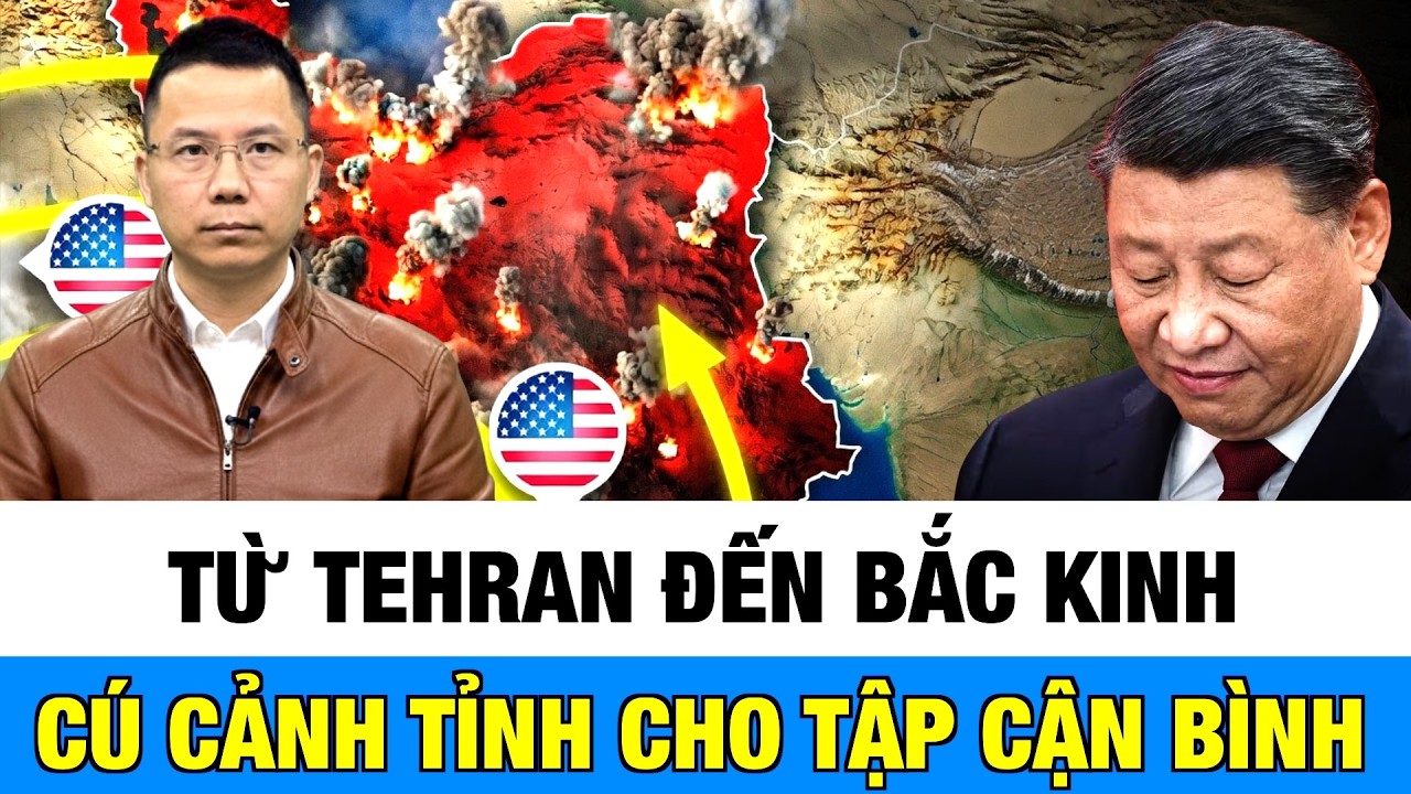 TỪ TEHRAN ĐẾN BẮC KINH: CÚ CẢNH TỈNH TÀN KHỐC CHO THAM VỌNG ĐÀI LOAN CỦA ÔNG TẬP
