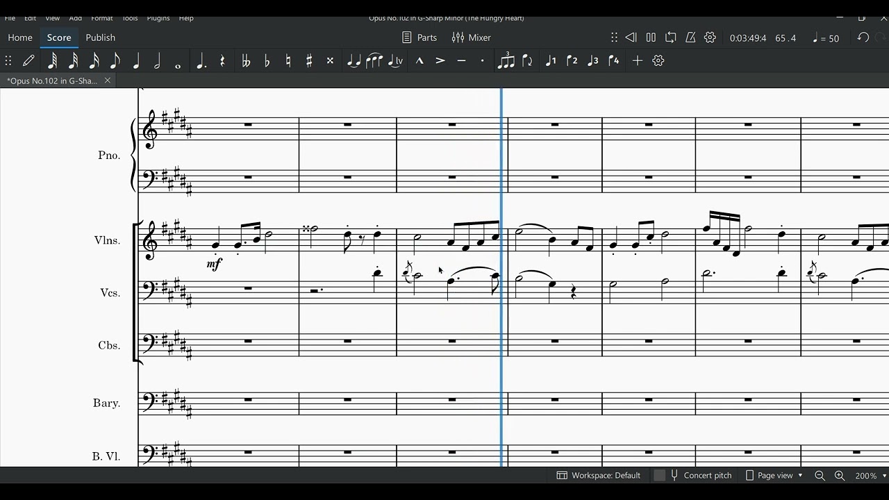 Opus No. 102 in G-Sharp Minor (The Hungry Heart)