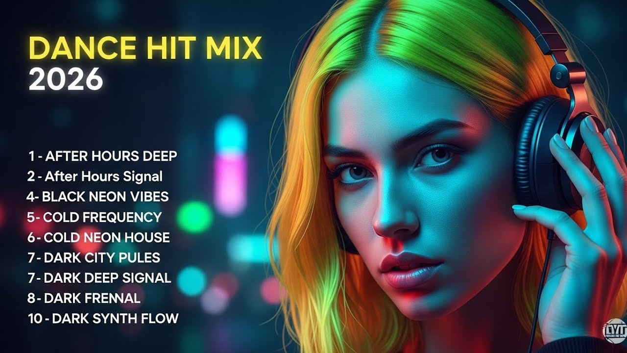 ELECTRONIC MUSIC DANCE 2026 ⚡ Dark Neon Beats for Late Night Vibes