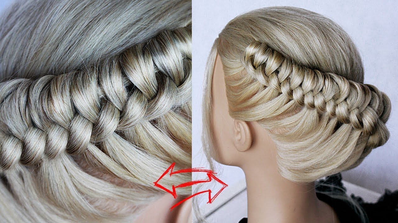 😱 EASY Knotted Updo! 😱 Wedding Prom Updo Hair Tutorial by Another Braid 