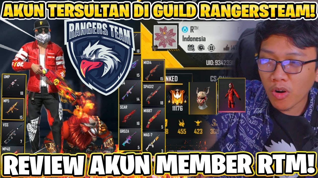 REVIEW AKUN MEMBER OLD 8 DIGIT SULTAN DI GUILD GW RANGERS TEAM!