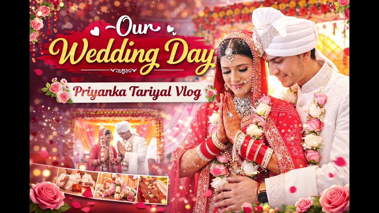 The Most Beautiful Day of Our Life ❤️ | Wedding Vlog | Priyanka Tariyal Vlog