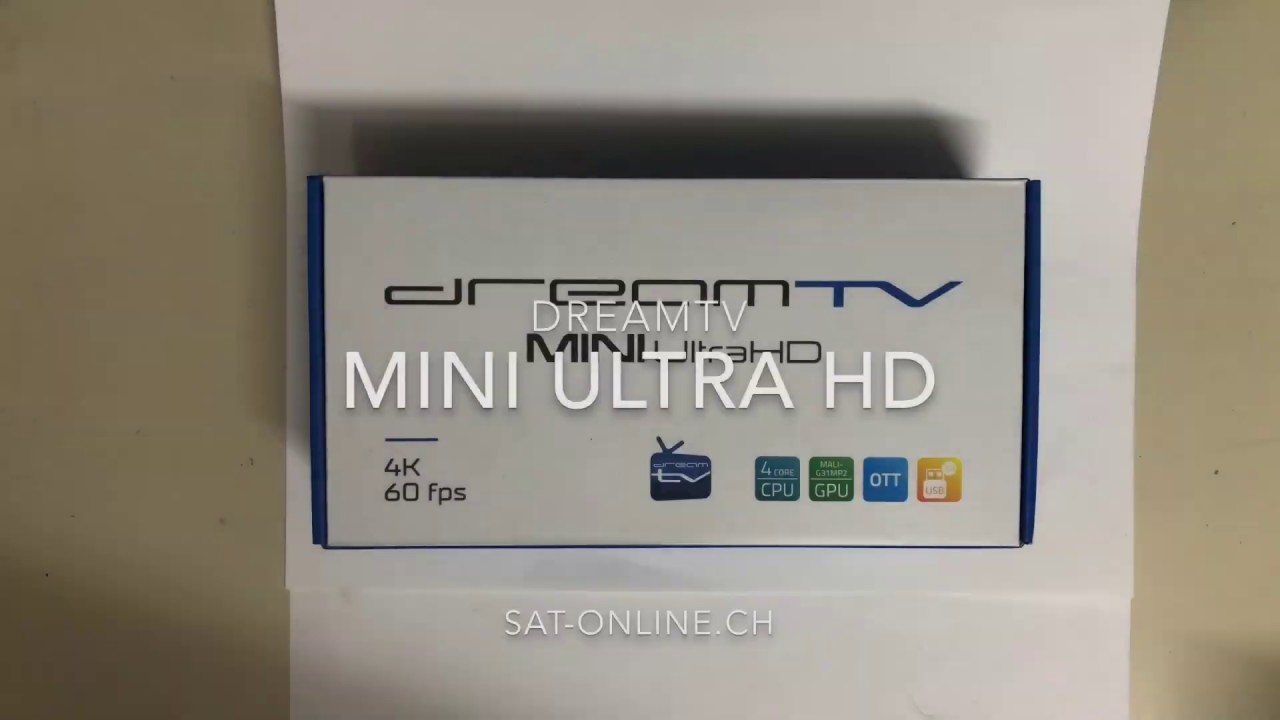 DreamTV Mini Ultra HD Android 9.0 IPTV Unboxing