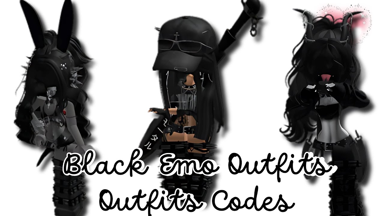 New 10 Emo Outfits ID Codes + Links For Brookhaven RP, Berry Avenue, And Bloxburg