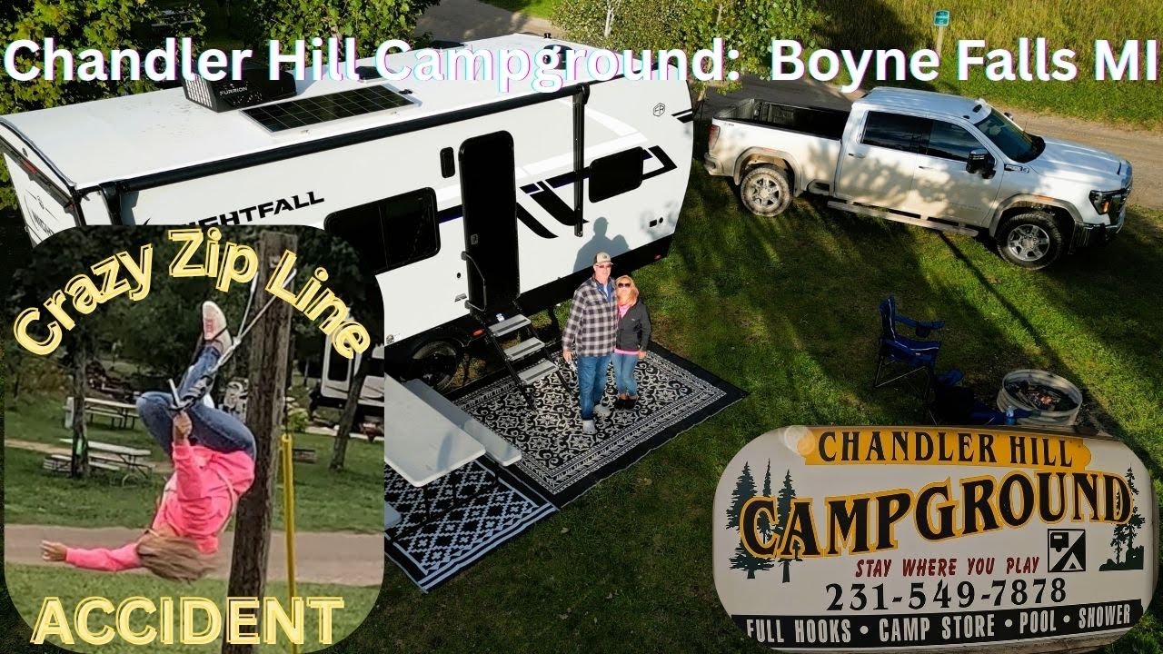 Кемпинг Boyne Falls Chandler Hill: внедорожные маршруты, виды с смотровой площадки и развлечения ...