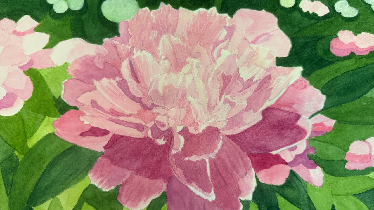 Painting Peony Petals / Vicki Achard