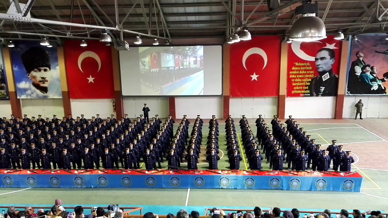 5. Dönem subay ve astsubay yemin töreni kütahya hava er eğitim tugayı