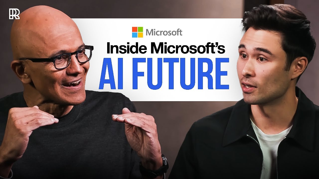 Satya Nadella on AI Agents, Rebuilding the Web, the Future of Work, and more