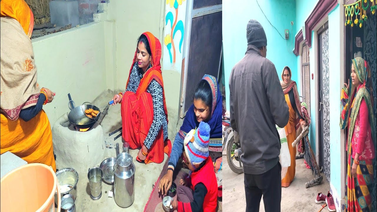 सास बहू ने मिलकर की ताबड़ तोड़ तैयारी💃/खुशी का ठिकाना ना रहा मायके से आ गए मेरे भइया🧒#makarsankranti
