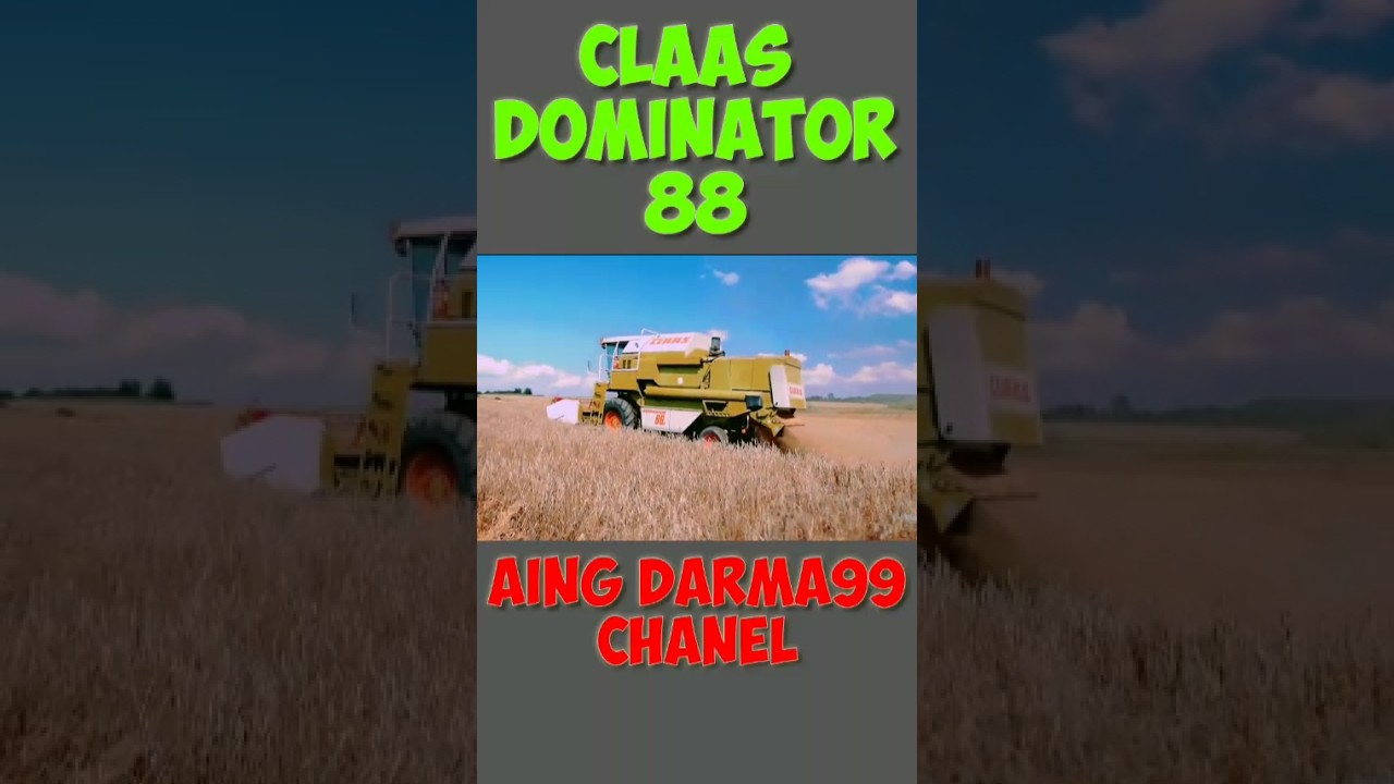 Claas Dominator traktor pembajak#alatberatcanggih #triswardanautama #aingdarma99 #viral#shorts