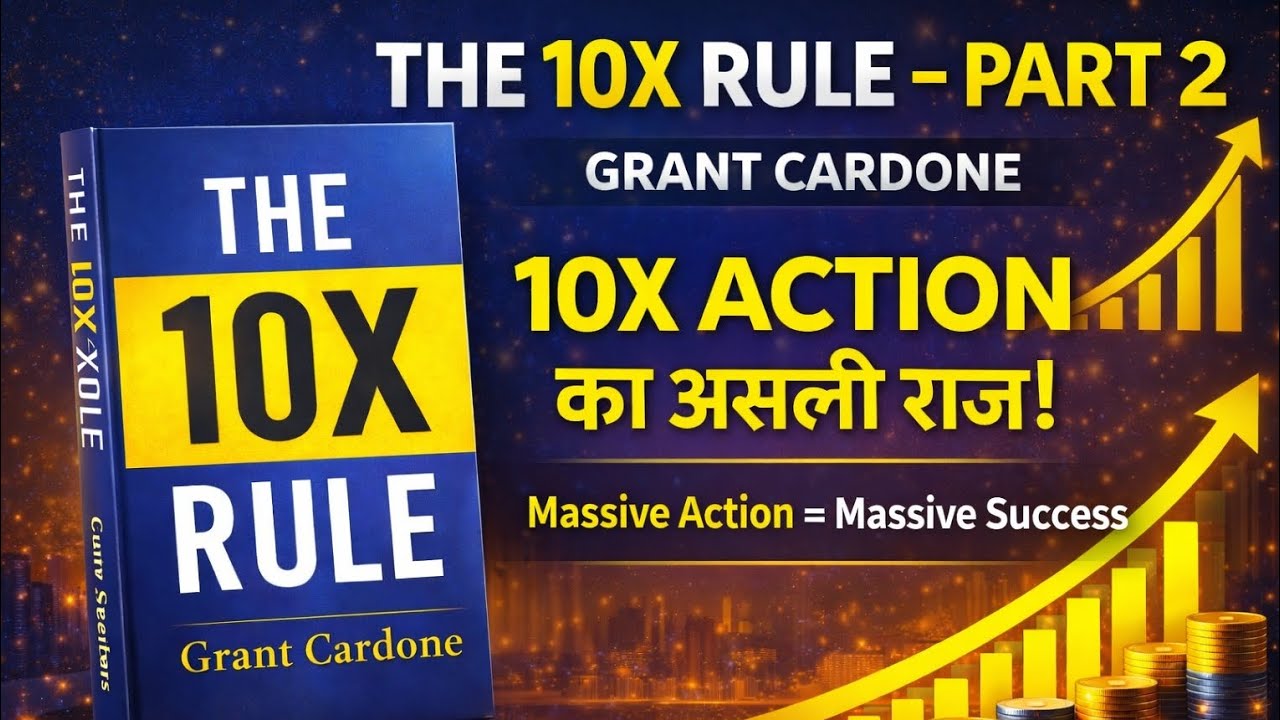 The 10X Rule Part 2 | Massive Action Framework | Grant Cardone Audiobook Summary (Hindi)