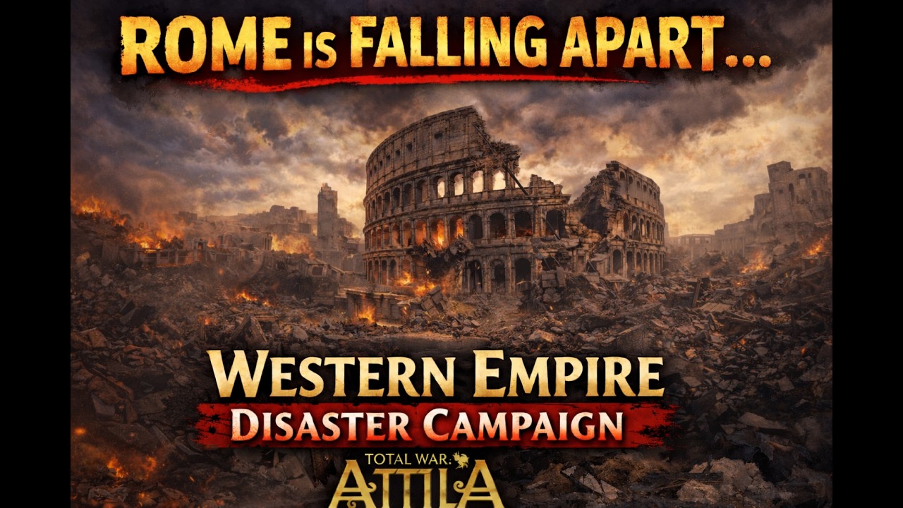 Rome is Falling Apart… Western Empire Disaster Campaign | Total War: Attila