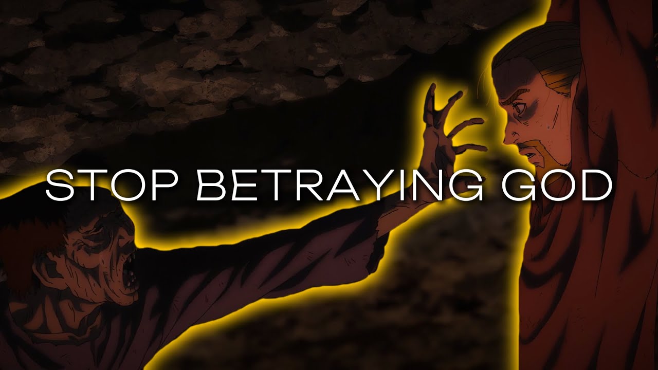Stop betraying God.