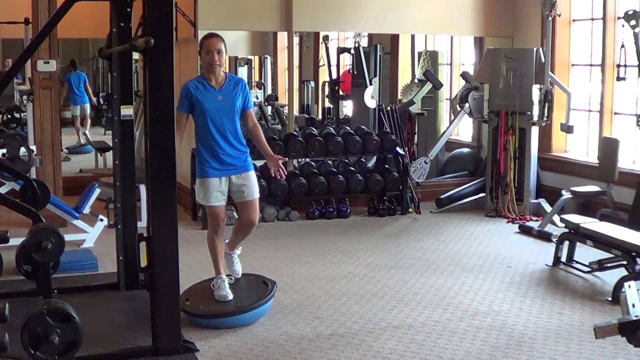Golf Fitness Balance Training on the Bosu Ball