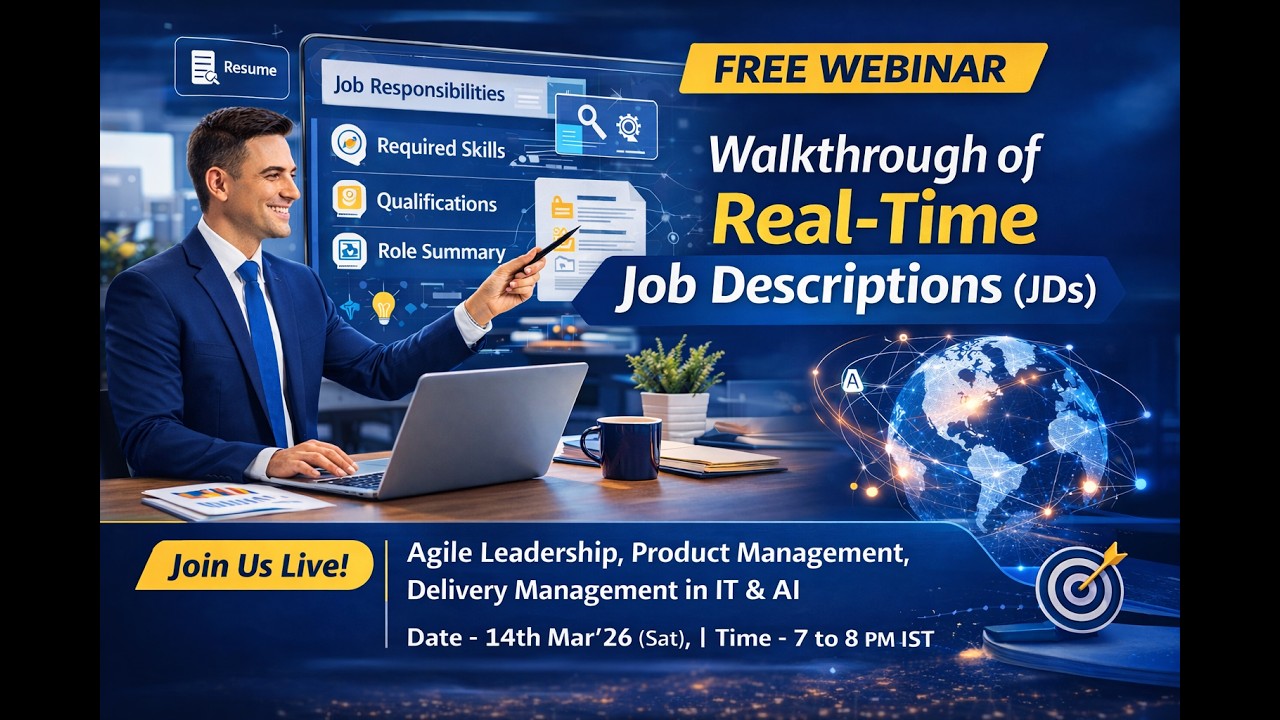 Job Description (JD) based mentoring - FREE Webinar by Balaji.T (BT) - 14th March 2026 - Edited Clip