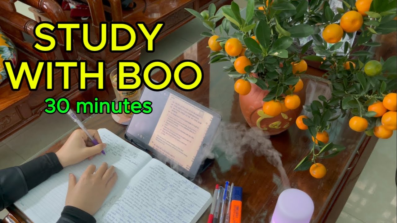 #135: 🌤️ QUICK 30 MINUTES STUDY WITH ME 🍵 | Early Morning | Real Time | Deep Focus | Ambient Sound