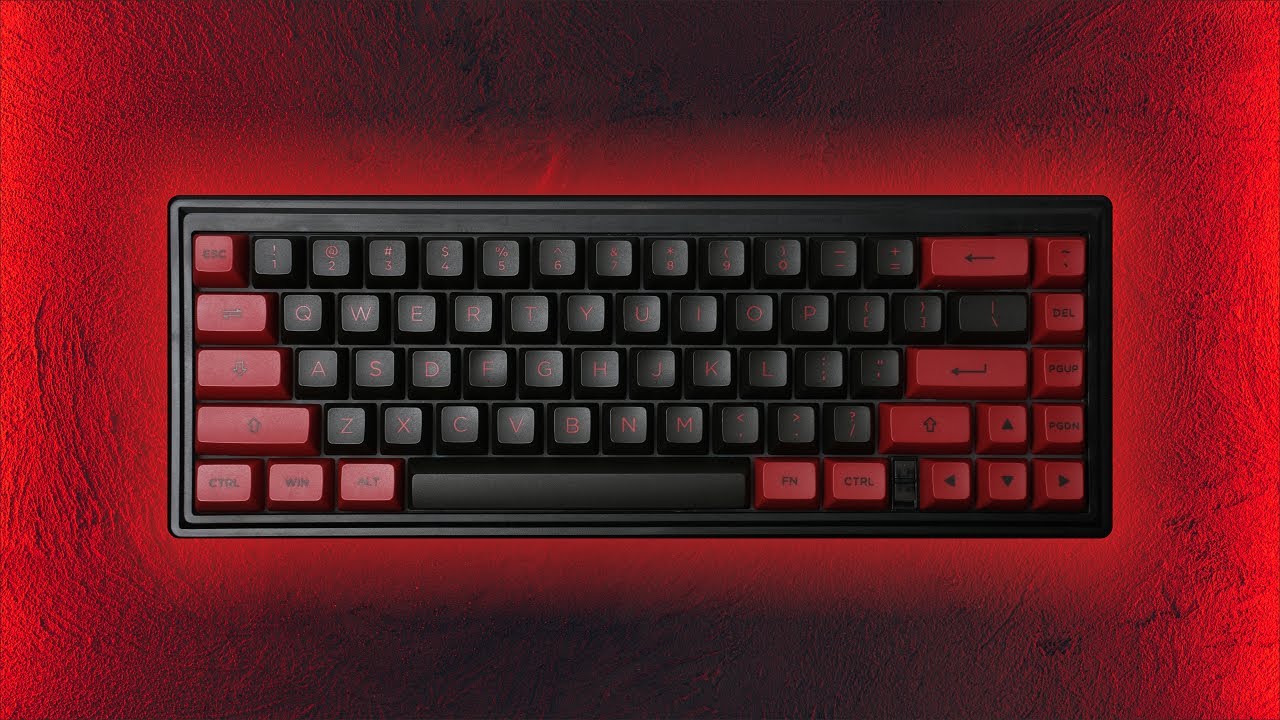 CIY GAS67 BAREBONE KIT MECHANICAL KEYBOARD BUILD