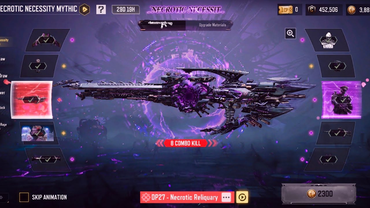Buying New Mythic DP27 - Necrotic Reliquary & Maxing out by Opening NECROTIC NECESSITY MYTHIC DROP