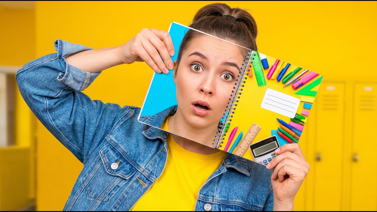 AMAZING DIY SCHOOL HACKS || Easy Crafts Funny Tips and Tricks For Back to School by 123 GO! SCHOOL